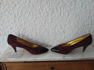 Zapatos de tacón GB Bravo Granate 38