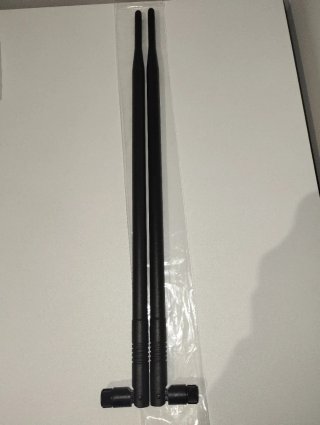 Pareja antenas 14 dbi 39 cm nuevas a estrenar