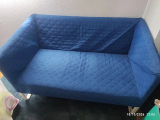 Divano a 2 posti IKEA blu