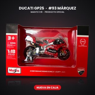 Maqueta moto Ducati Desmosedici Márquez MotoGP