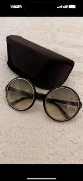 Gafas de Sol Tom Ford Redondas Negras