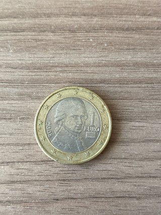 Moneda de 1 Euro de Austria 2008