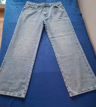 Pantalón Vaquero con Brillos