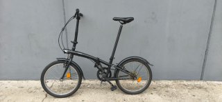 Bicicleta Plegable Negra