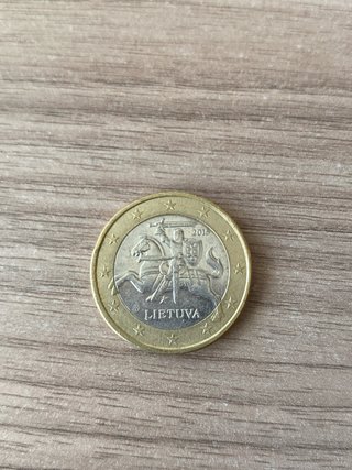 Moneda de 1 Euro Lituania 2015