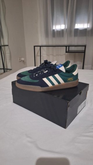 Zapatillas Adidas Glenburn Azul y Verde