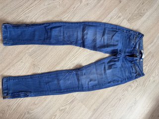 Tejanos elásticos azules