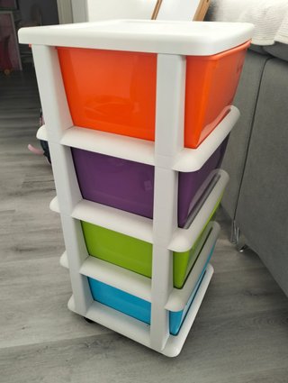 Cajonera de Plástico con Ruedas