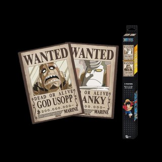 ONE PIECE POSTER - GOD USOPP & FRANKY - ABYSTYLE
