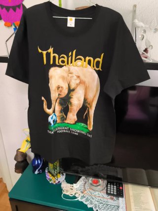 Camiseta Negra Thailand Talla XL