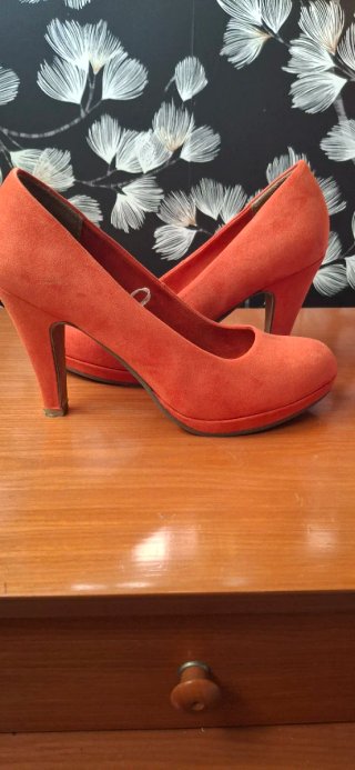 Zapatos de Tacón Naranja Talla 39