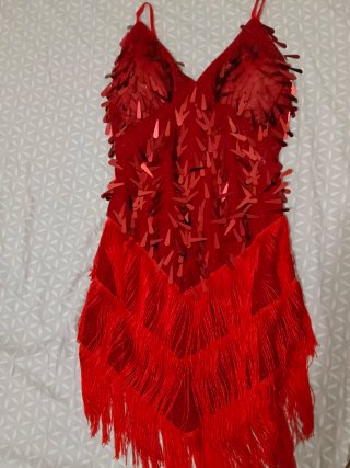 Vestido de Bailarina Rojo Talla S
