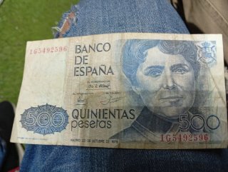 Billete de 500 Pesetas 1979