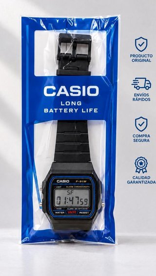LIQUIDACIÓN | Reloj Casio F-91W negro