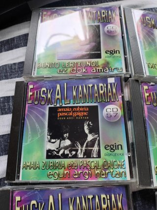 Lote 8 CDs Euskal Kantariak