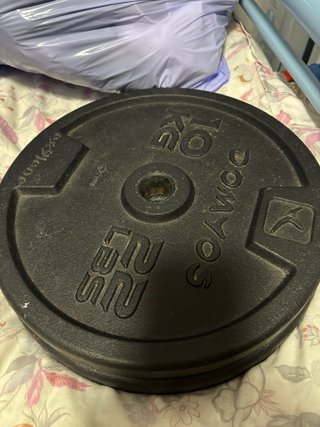 Juego de Pesas 2x10kg y Barra