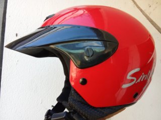 Casco NZI Single Rojo Talla L.