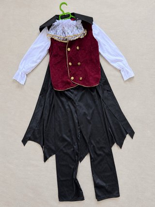 Disfraz de vampiro infantil talla M (110-120 cm)