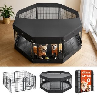 Parque para perros 61 cm 8 paneles de alta resiste