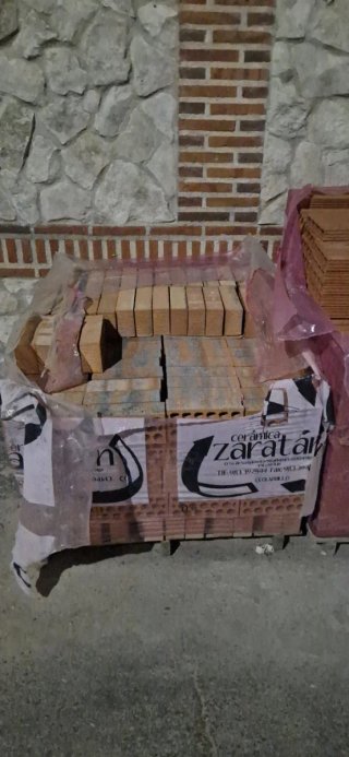 Palé de Rasillones y Ladrillos Cerámicos