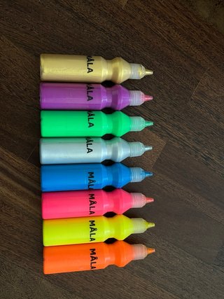Set de 8 Pinturas Fluorescentes MÅLA