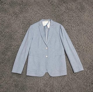 Americana Zara Man Azul Claro Talla M