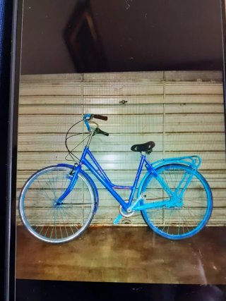 Bicicleta Urbana Azul