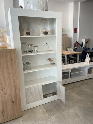 ULTIMA ESTANTERIA BLANCA 5 BALDAS NUEVA DE EXPO