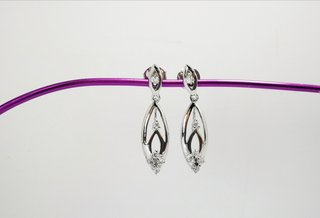 Pendientes plata de ley 925 con circonitas