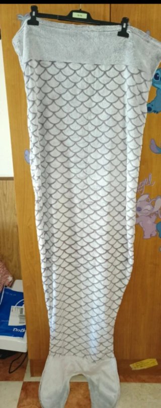 Manta de Sirena con Estampado de Escamas