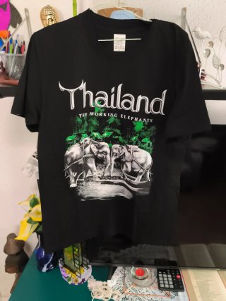 Camiseta Negra Thailand Talla L