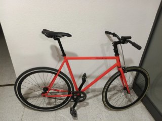 Bicicleta Fixie Roja
