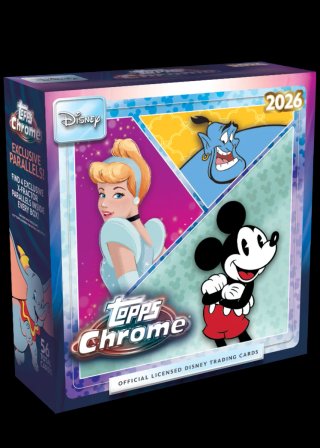 Topps Chrome Disney 2026 Mega Box