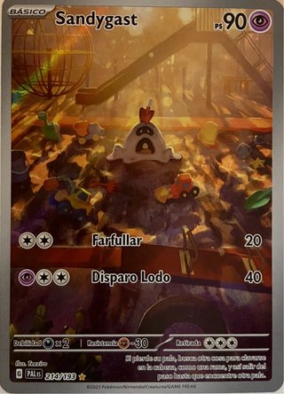 Pokémon Sandygast 214/193 SV2 Ilustración Especial