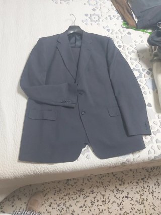 Traje de chaqueta para hombre gris marengo talla52