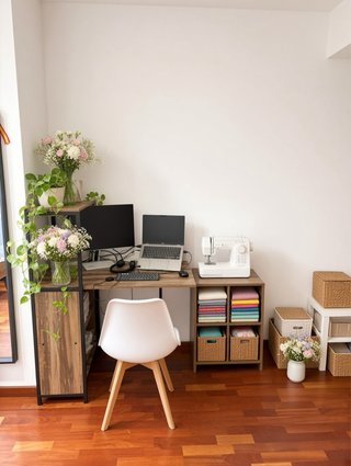 Estantería con Mesa abatible