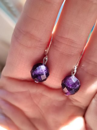 Pendientes de Plata y Amatista
