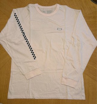 Camiseta Manga Larga Vans Rosa