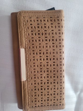 Cartera de mujer beige