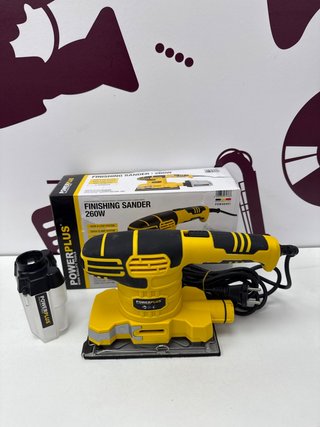 Lijadora Orbital Finishing Sander 260w Power Plus