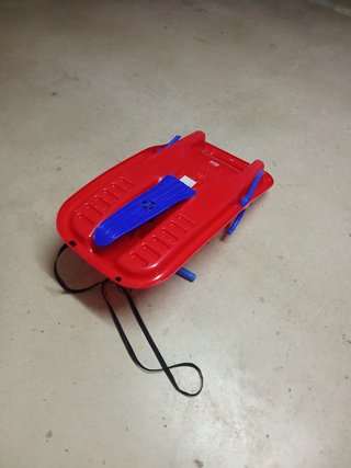Trineo de Nieve Rojo y Azul