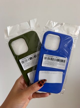 2 Fundas Silicona para iPhone 13 Pro