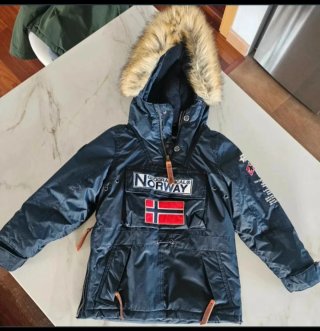 Parka Geographical Norway Azul Marino