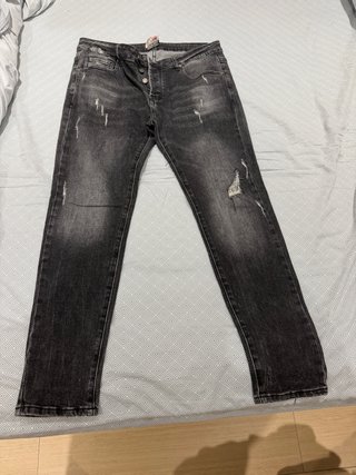 Pantalón Vaquero Negro