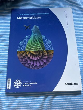 Libro de matemáticas1 Bachillerato