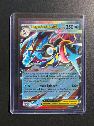 Carta Pokémon Mega Greninja EX 022/086
