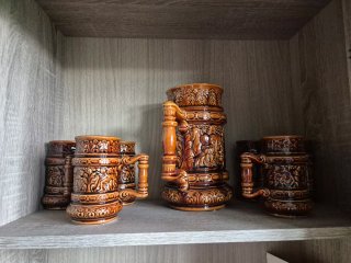 Set de 6 Jarras y Tazas de Cerámica