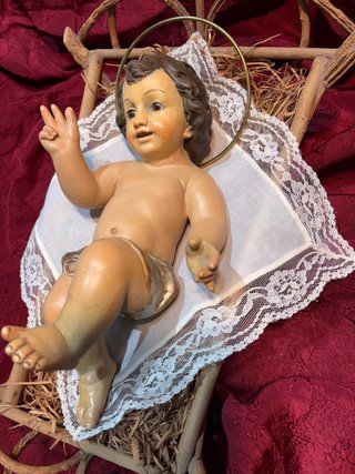 Figura Niño Jesús Arte Cristiano Olot 27 cm