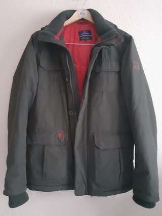 Parka Valecuatro con capucha verde talla L