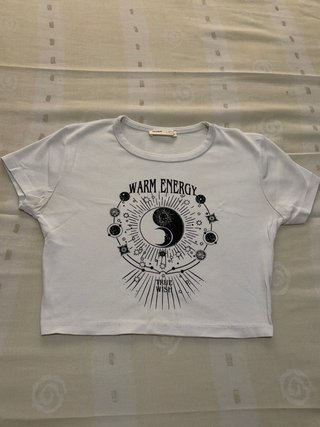 Camiseta corta blanca Pull&Bear